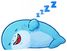 Sharky napping
